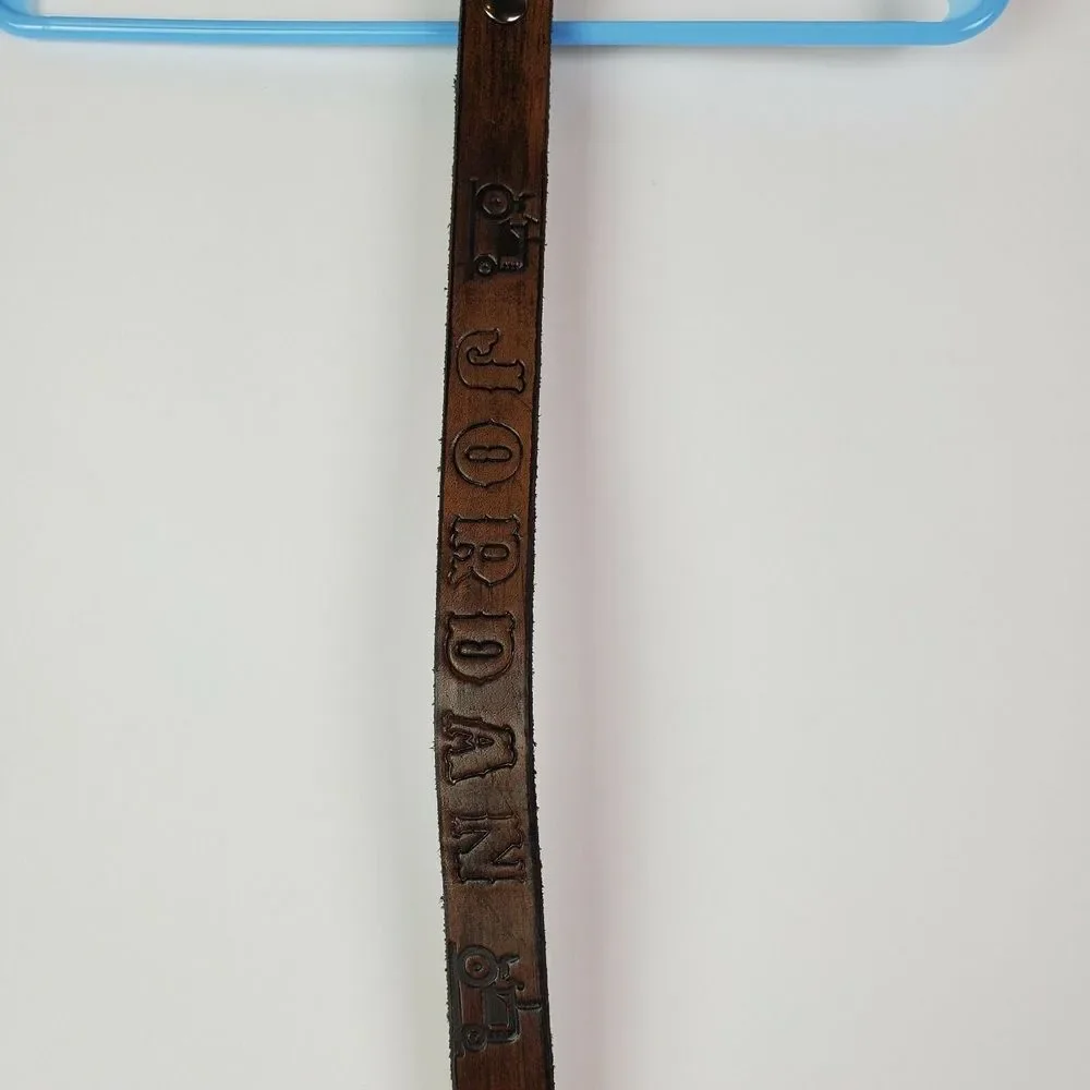 Jordan Tooled Leather Western Belt 18